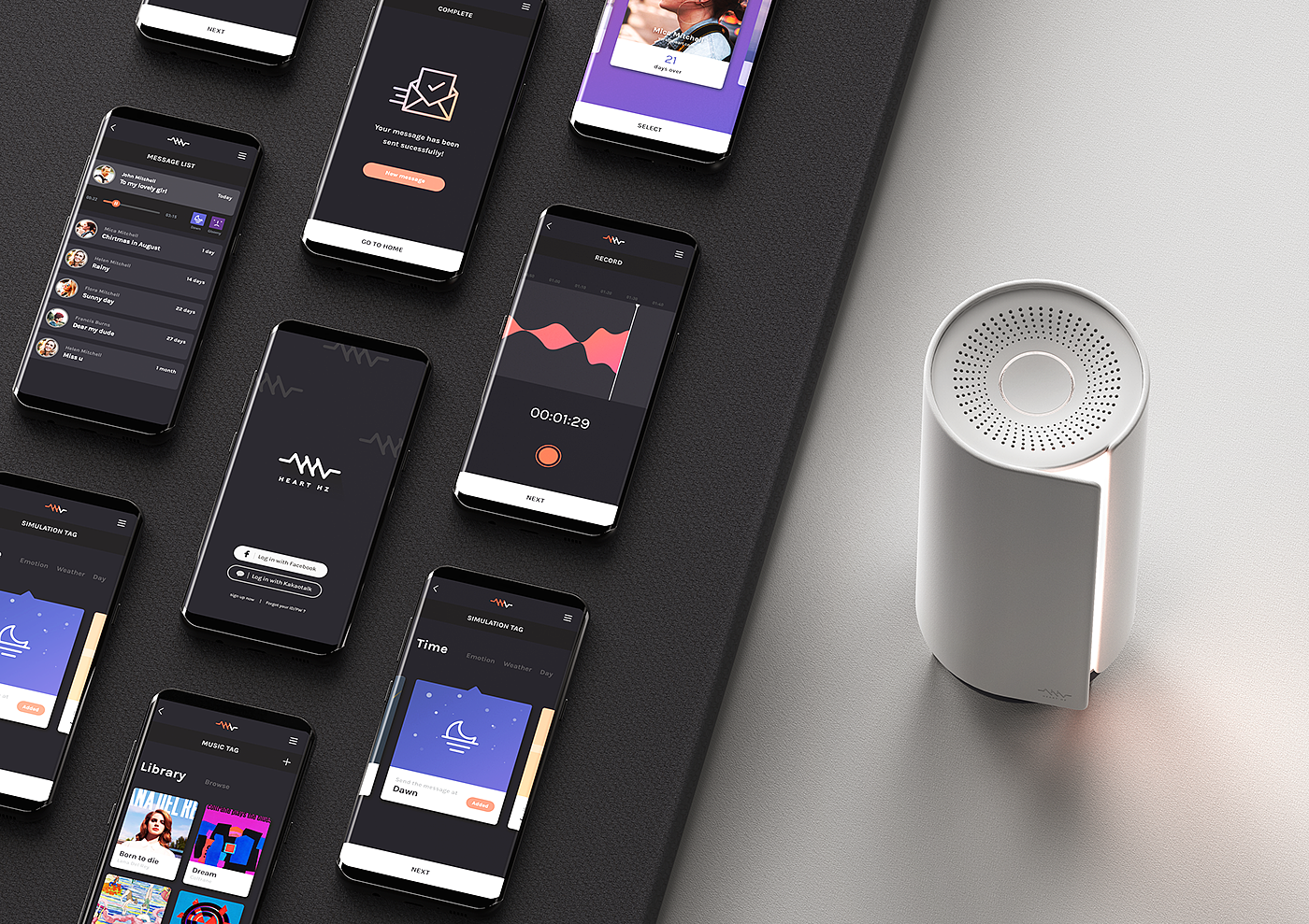 Interaction design，User experience，loudspeaker box，product design，