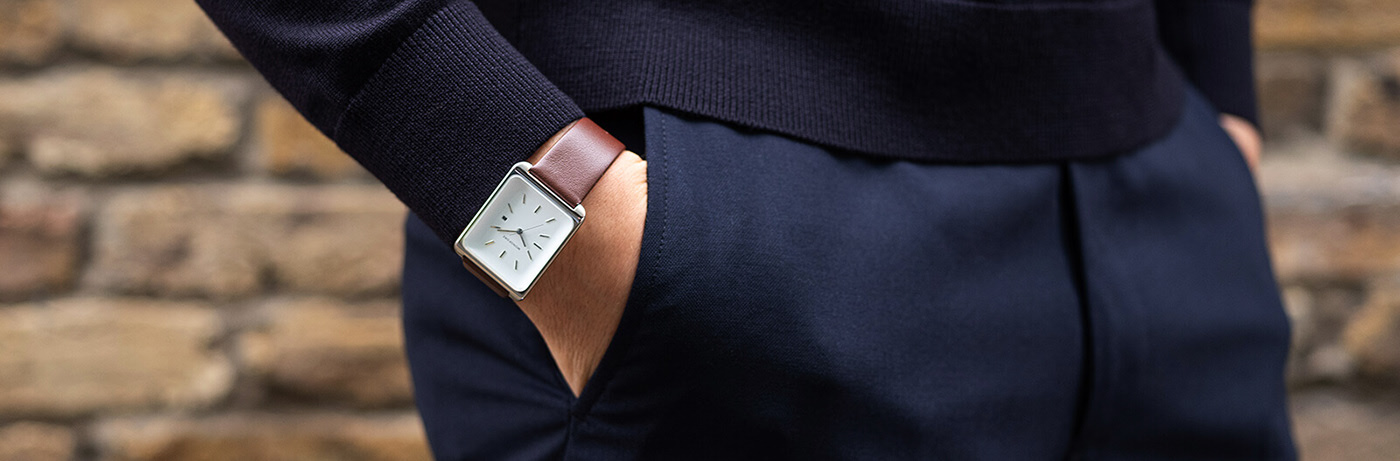 Mechanical watch，Leatherwear，Simplicity，London，Wrist watch，