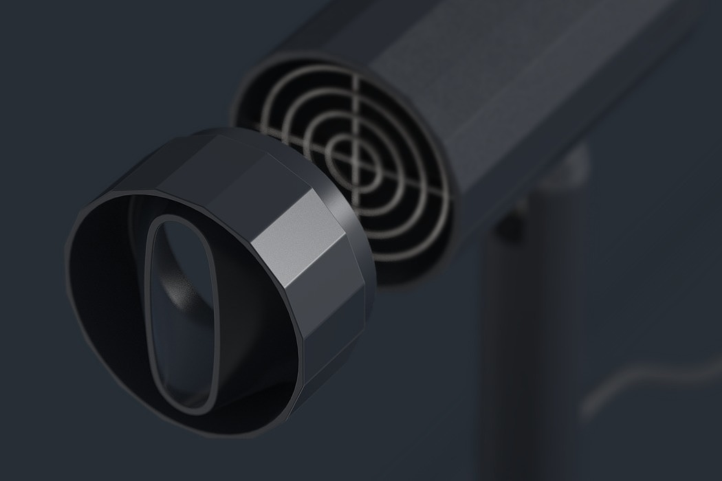 product design，Minimalist style，hair drier，