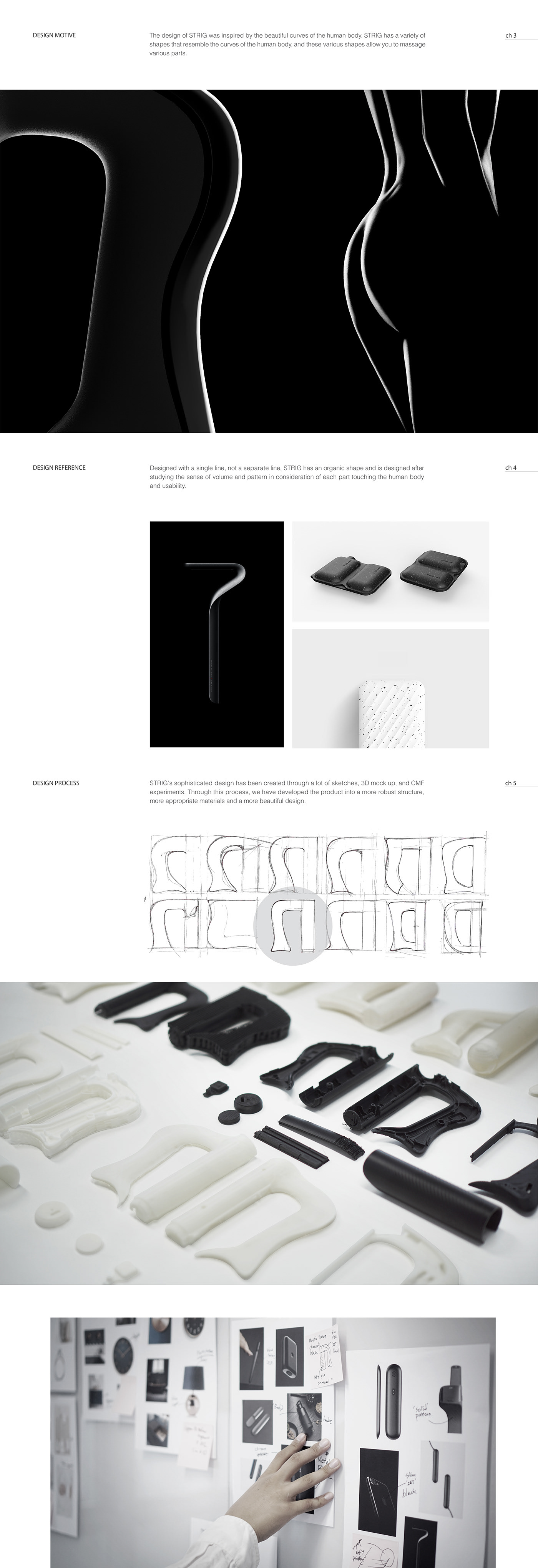 STRIG，Vibrating massager，Medical equipment，industrial design，