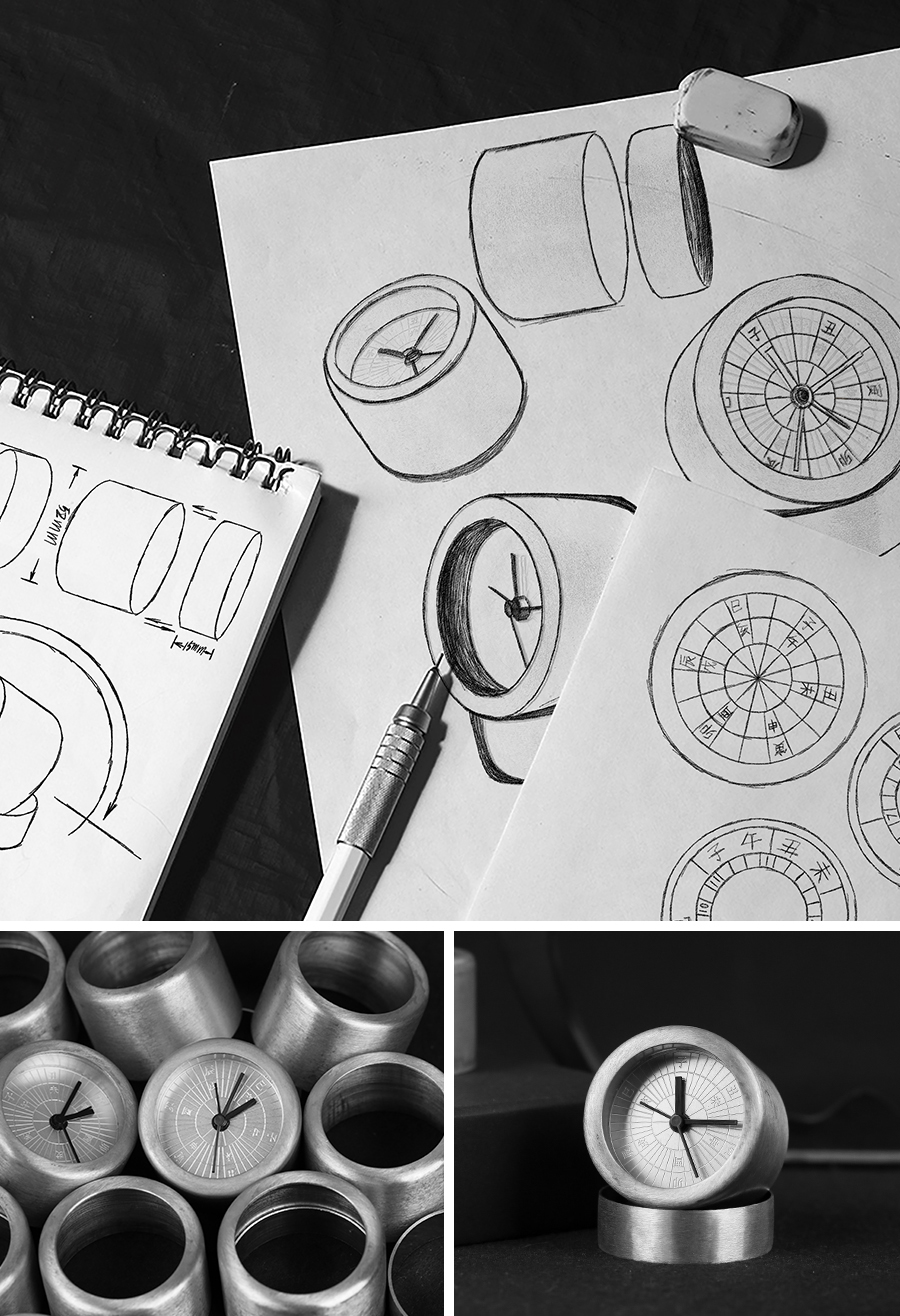 original，Twelve hour，brass，oxidation，alarm clock，gift，quality，life，