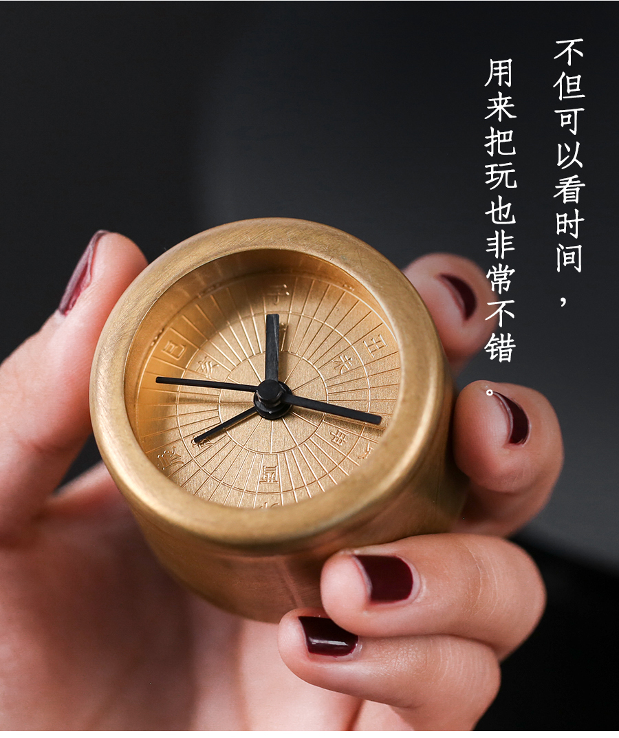 original，Twelve hour，brass，oxidation，alarm clock，gift，quality，life，