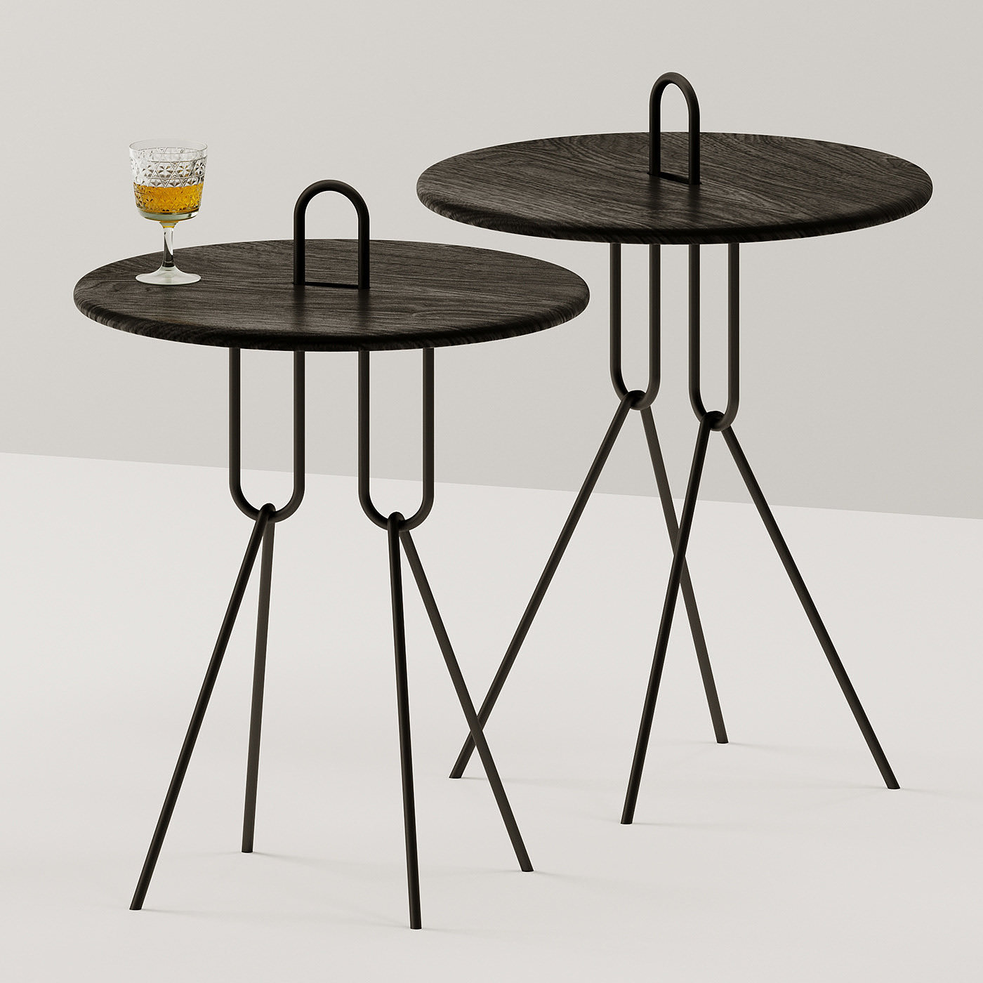 Brygge tables，边桌，茶几，家具，布里奇桌子，