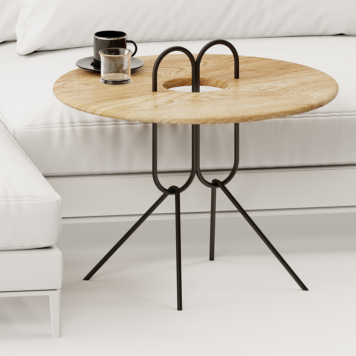 Brygge tables，边桌，茶几，家具，布里奇桌子，