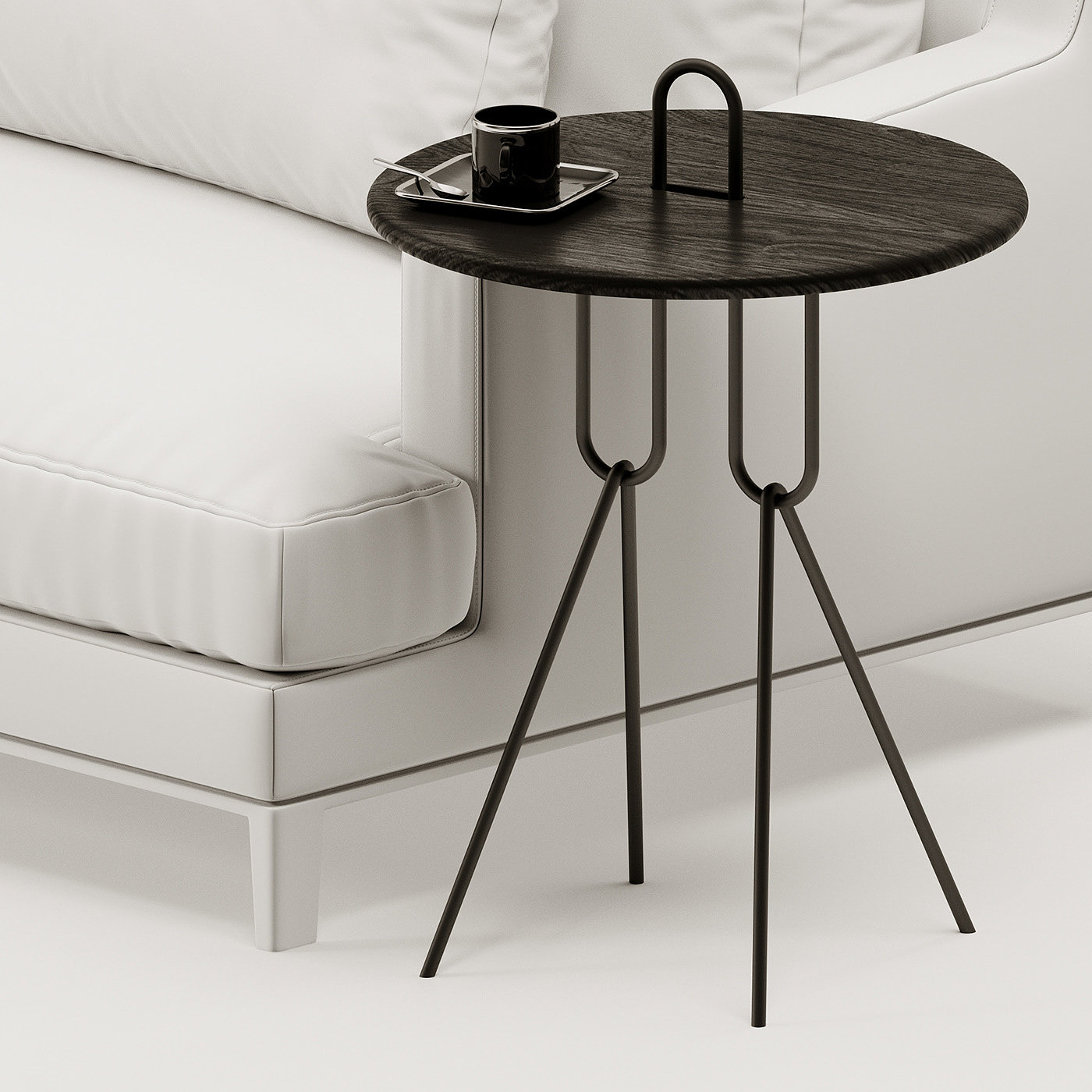 Brygge tables，Side table，tea table，furniture，Bridge table，