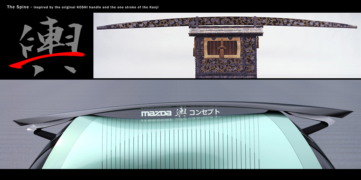 conceptual design，Automobile design，Mazda KOSHI，