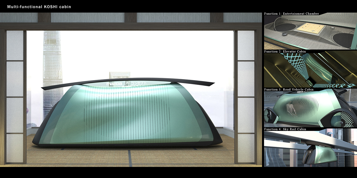 conceptual design，Automobile design，Mazda KOSHI，
