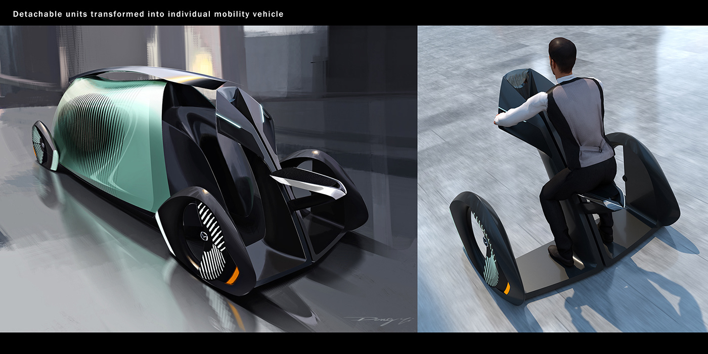 conceptual design，Automobile design，Mazda KOSHI，