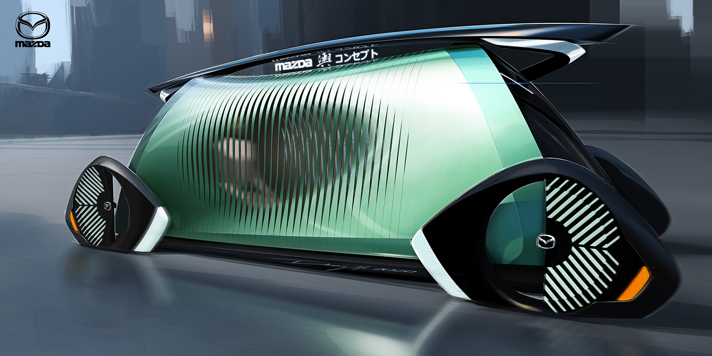 conceptual design，Automobile design，Mazda KOSHI，