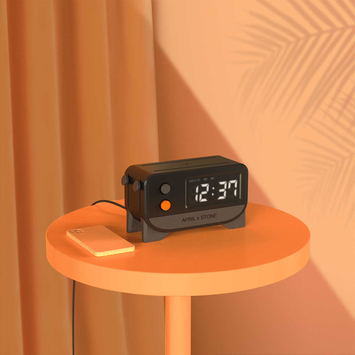 Toaster，wireless charger ，black，