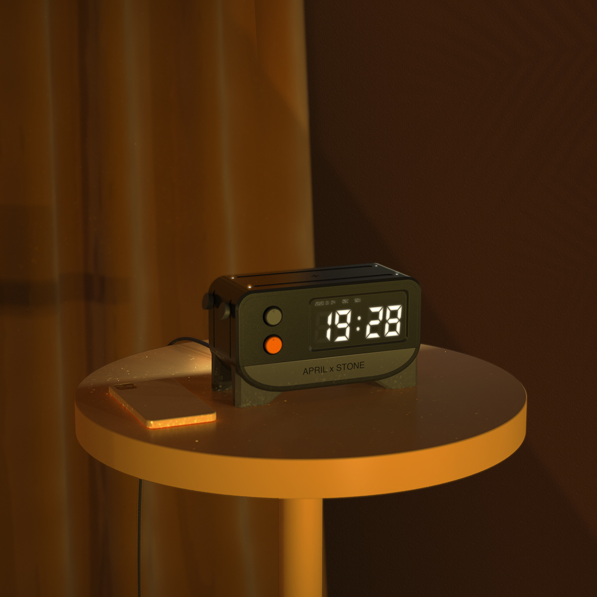 Toaster，wireless charger ，black，