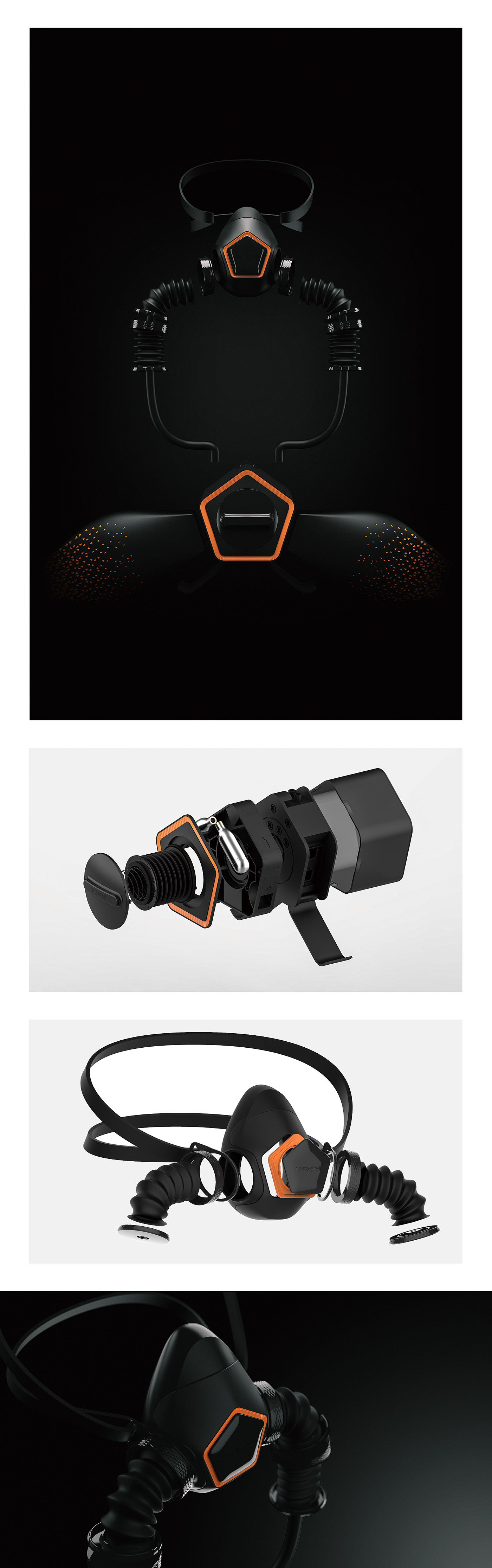 PENTASHELL，Emergency ventilator，First aid tools，Fire fighting tools，