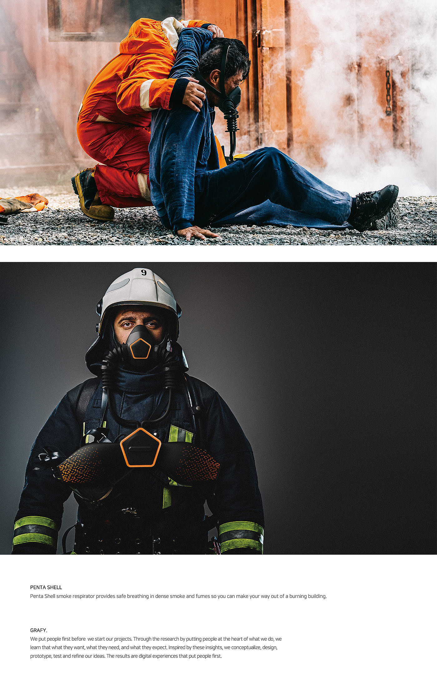 PENTASHELL，Emergency ventilator，First aid tools，Fire fighting tools，