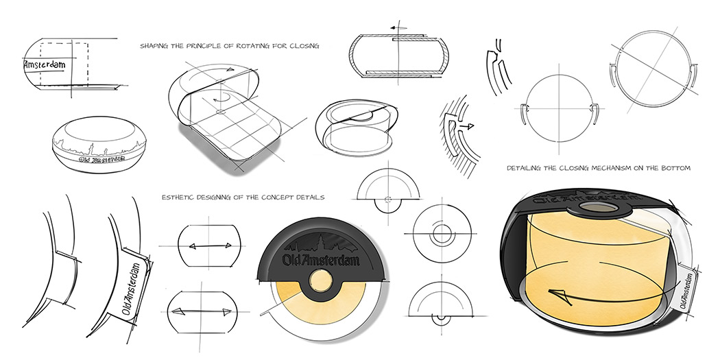 Food packaging，El Corazon，Cheese box，packing design，