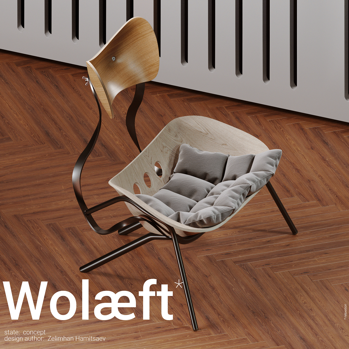 fashion，comfortable，Metal frame，wooden ，chair，