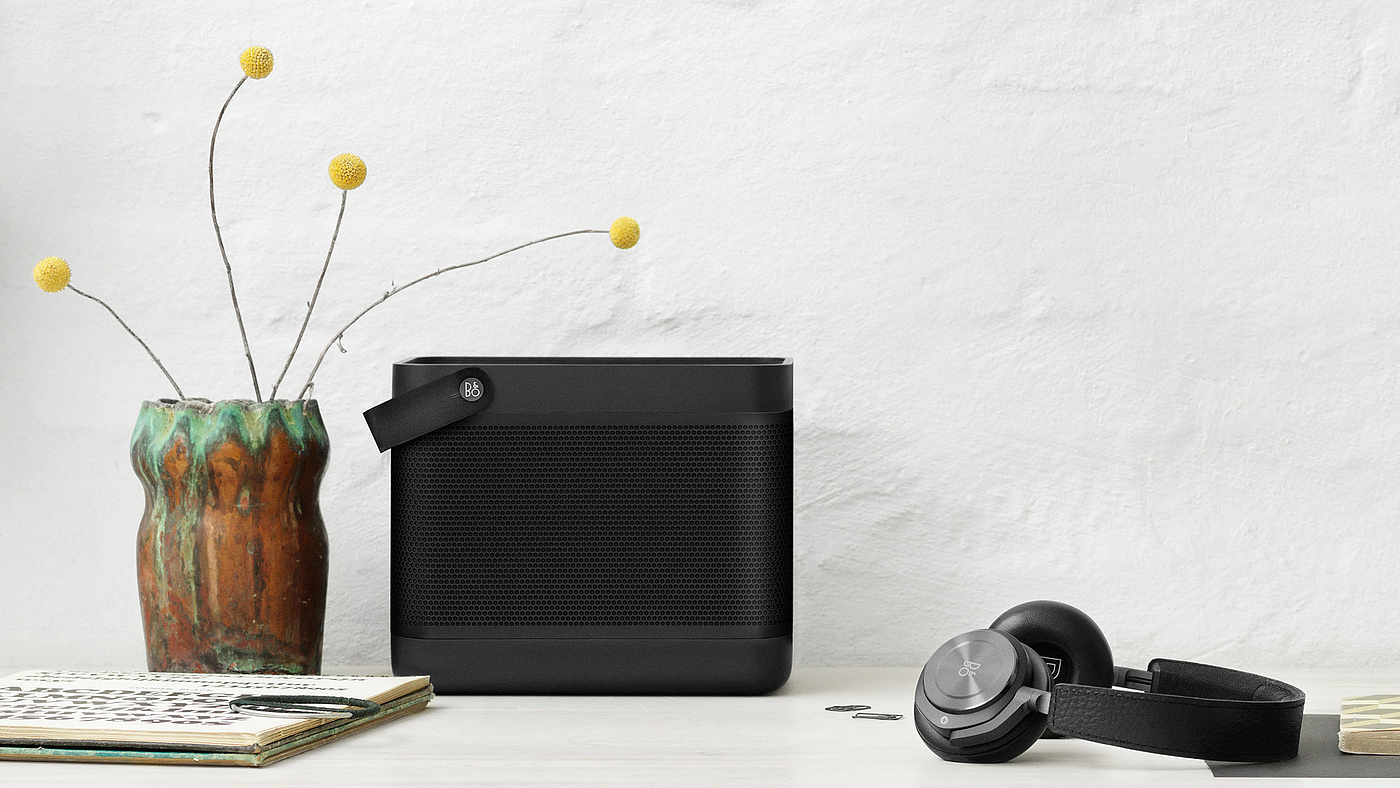 sound，loudspeaker box，Bluetooth，Omnidirectional stereo music，fashion，Leatherwear，beoplay，