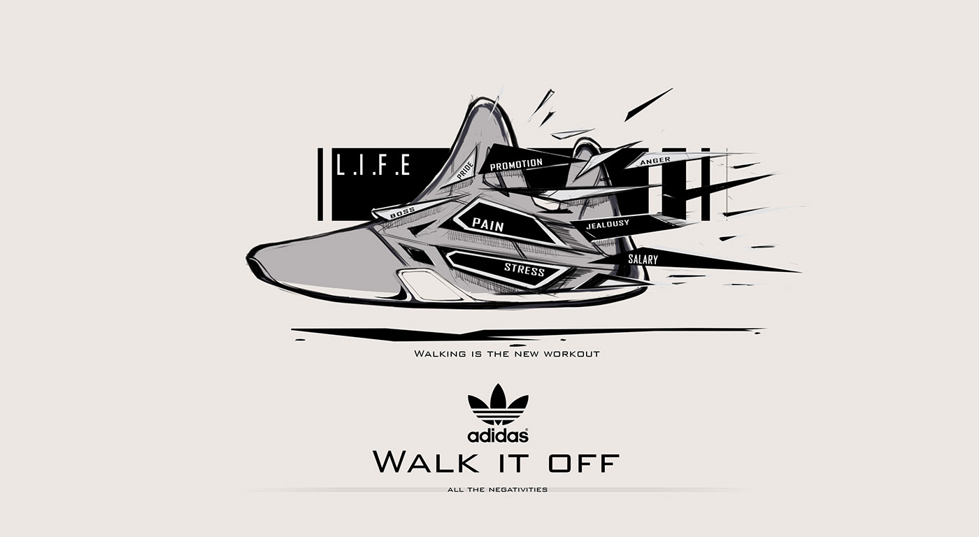 sneakers，fashion，comfortable，adidas，Hand drawn，
