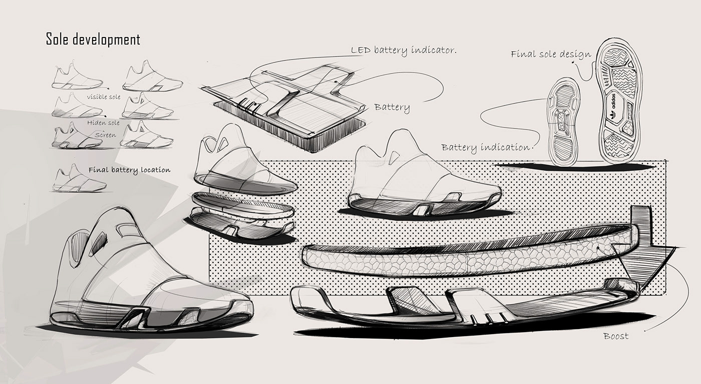 sneakers，fashion，comfortable，adidas，Hand drawn，