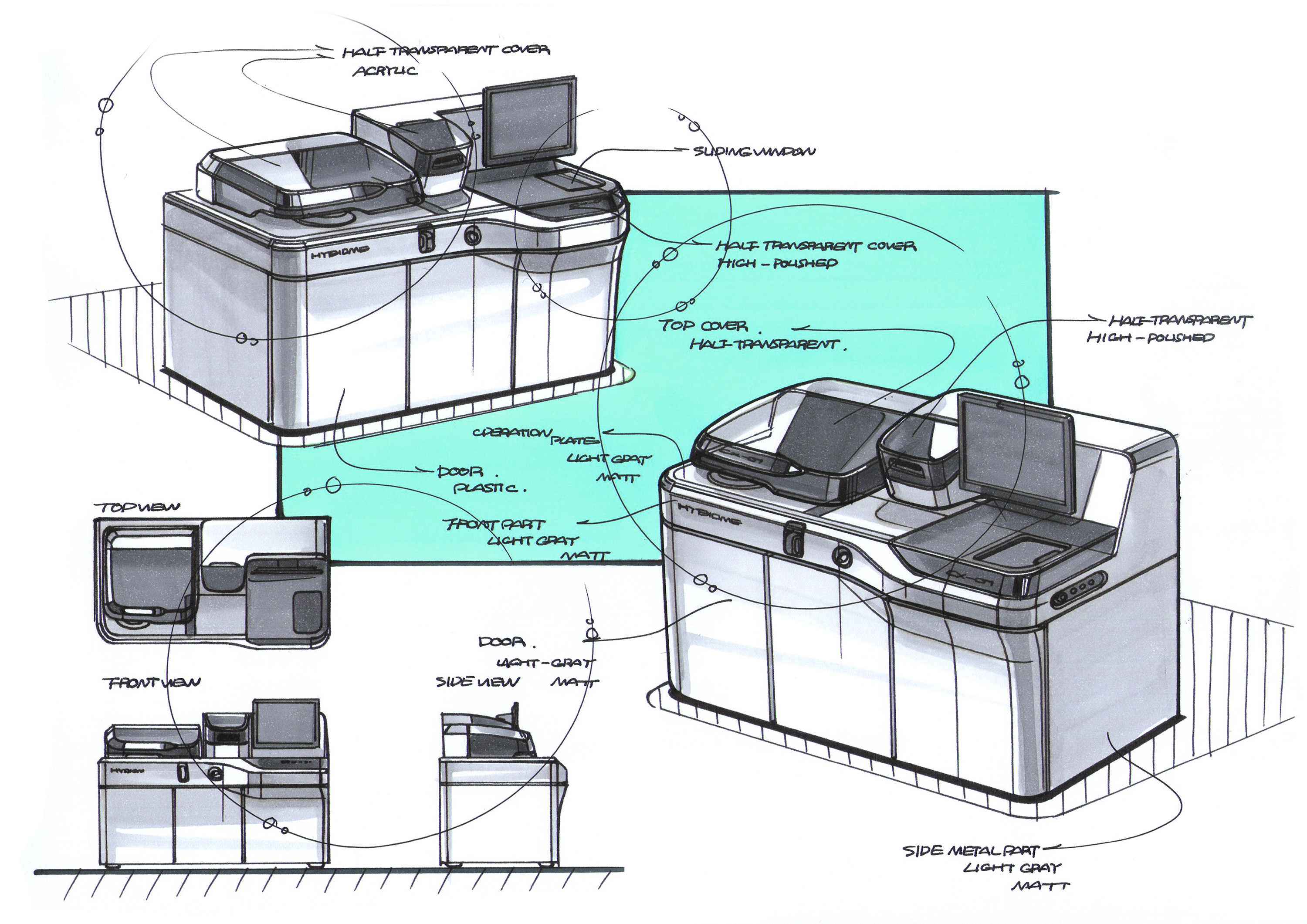 Appearance design，product design，In vitro diagnosis，medical apparatus and instruments，