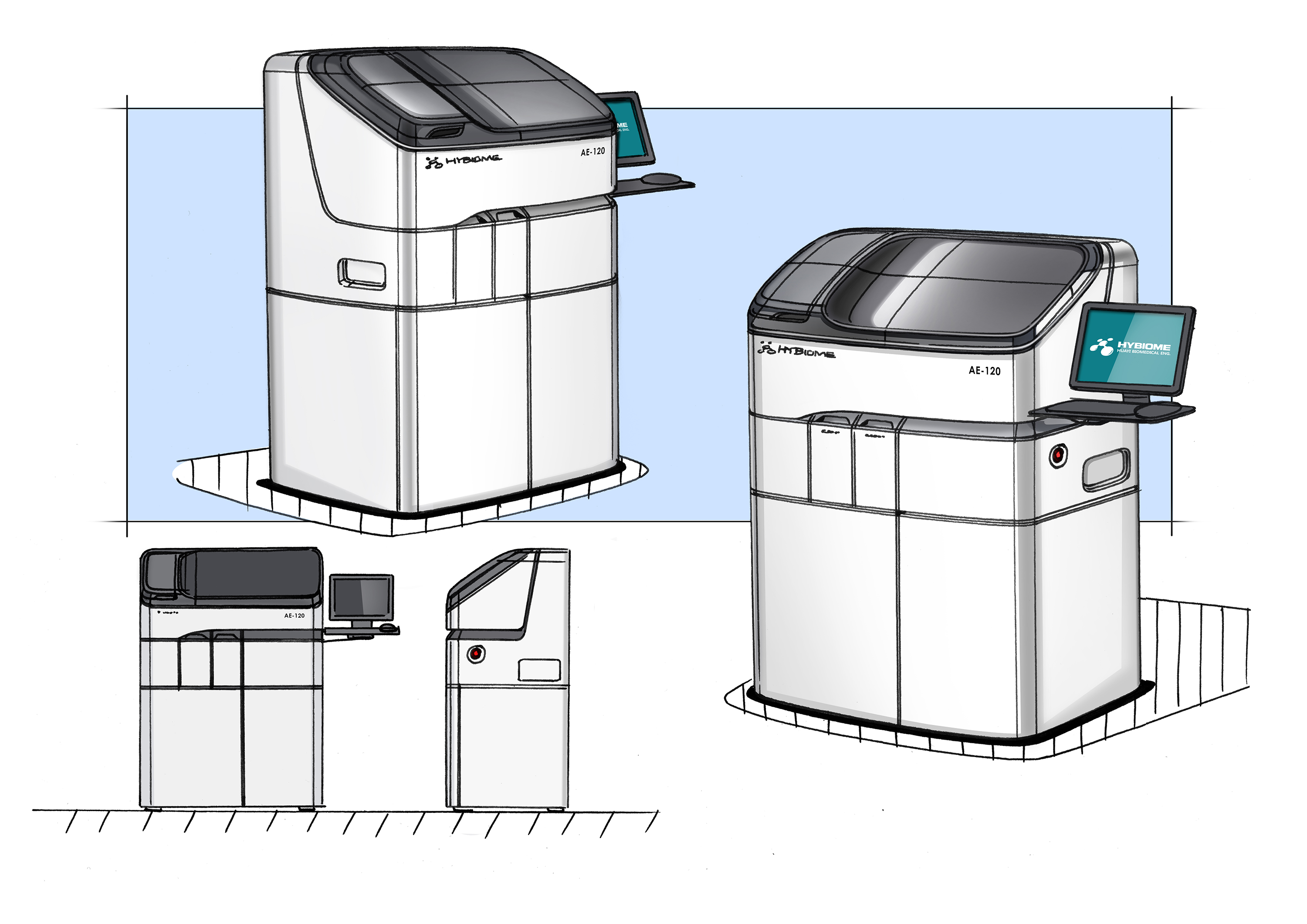 Appearance design，product design，In vitro diagnosis，medical apparatus and instruments，