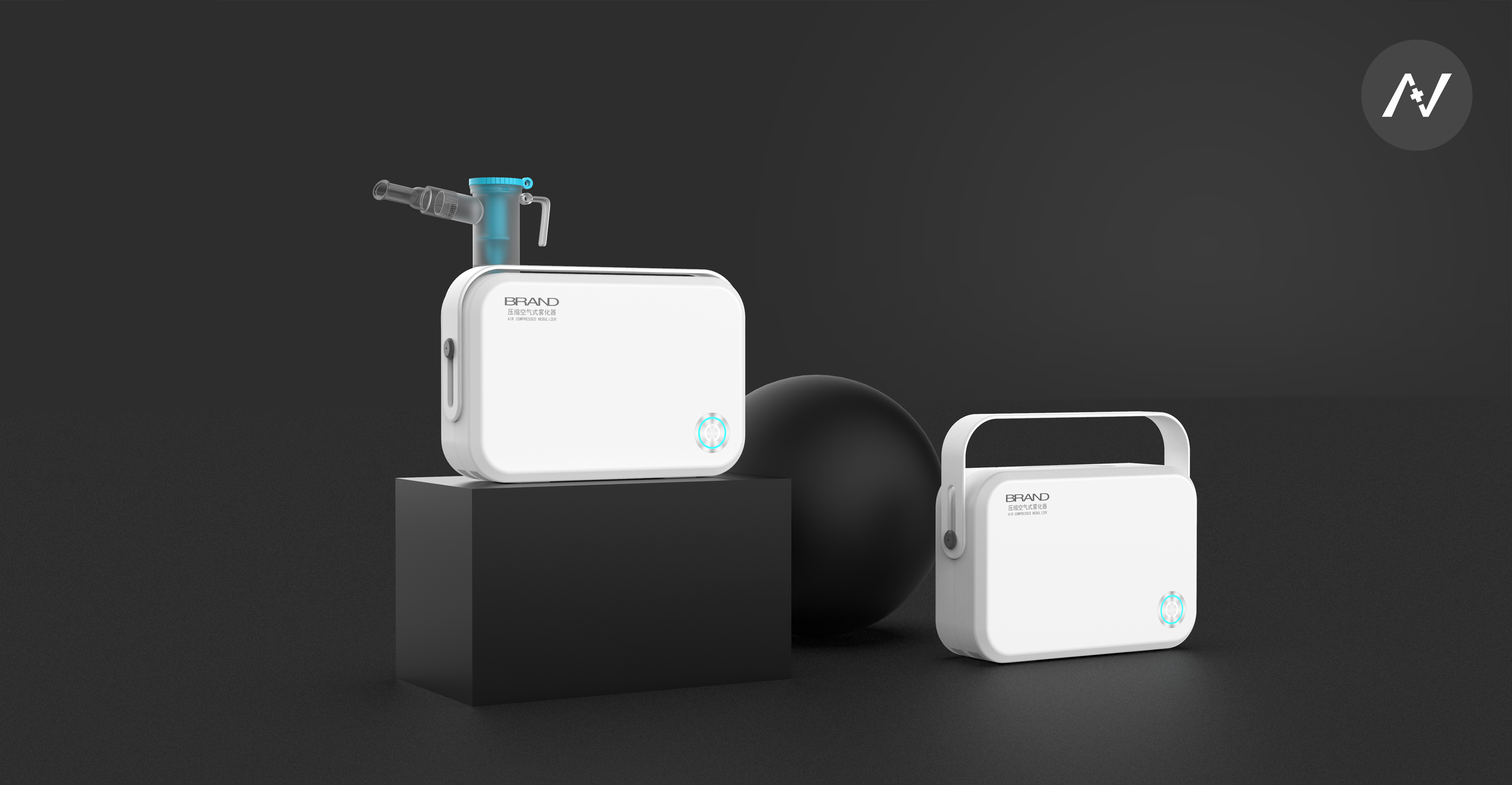 Atomizer，medical apparatus and instruments，Family health，medical care，square，Minimalist，Medical products，Medical equipment，