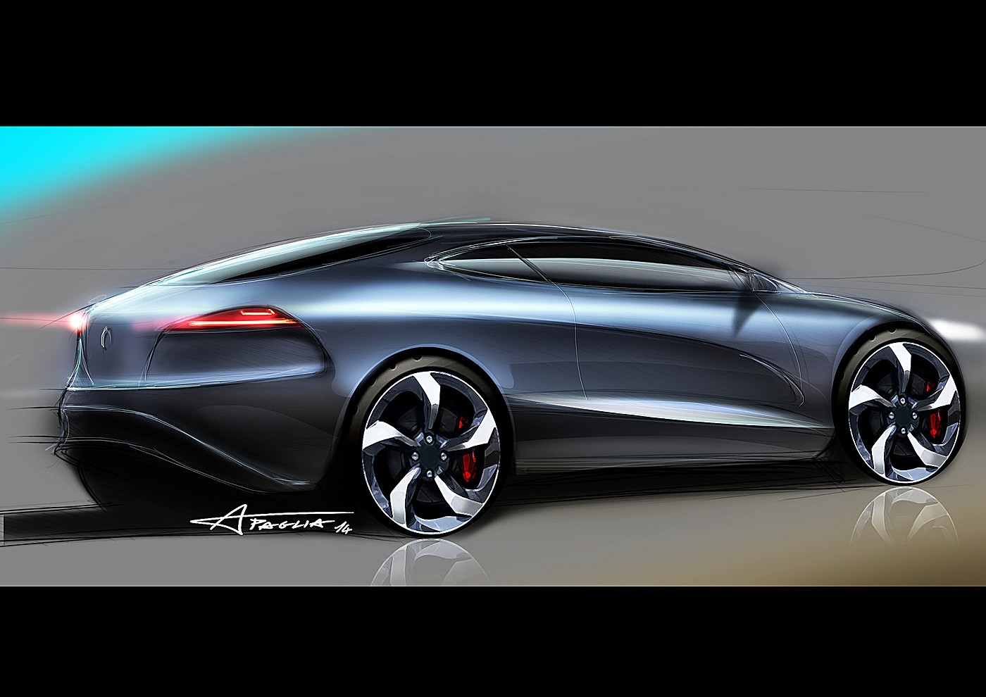 random sketches，Car sketch，Sports car，Automobile design，