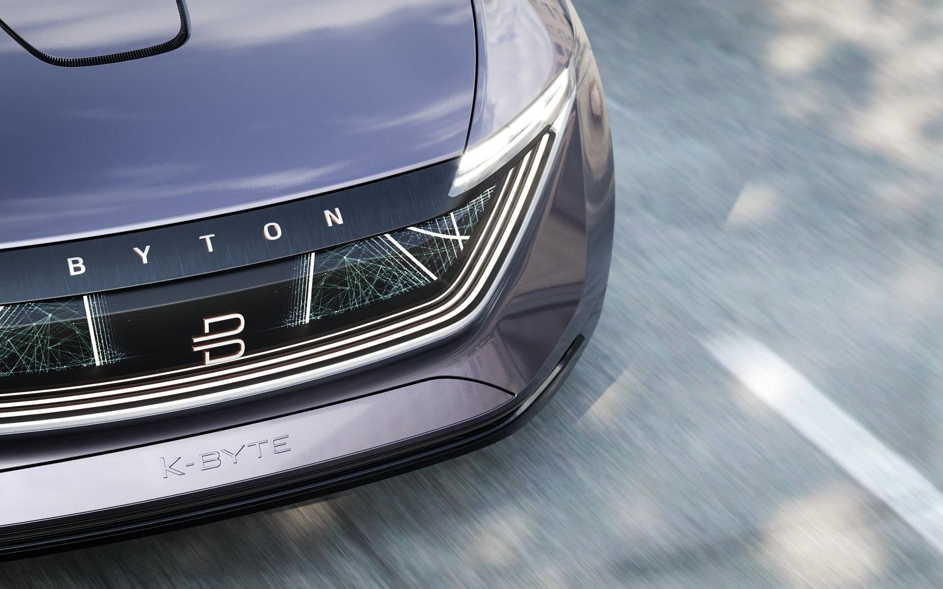 Automobile design，Sketch hand drawing，Sports car，BYTON K-Byte，Betten concept，