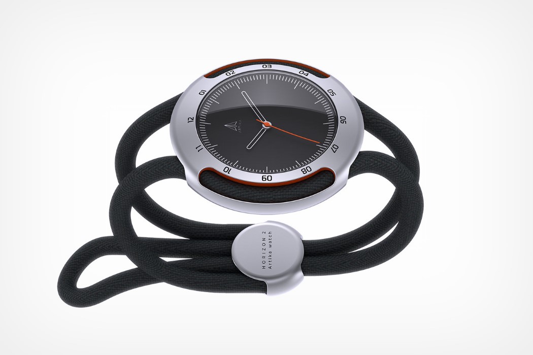 Horizontal Article n 2，Wrist watch，black，