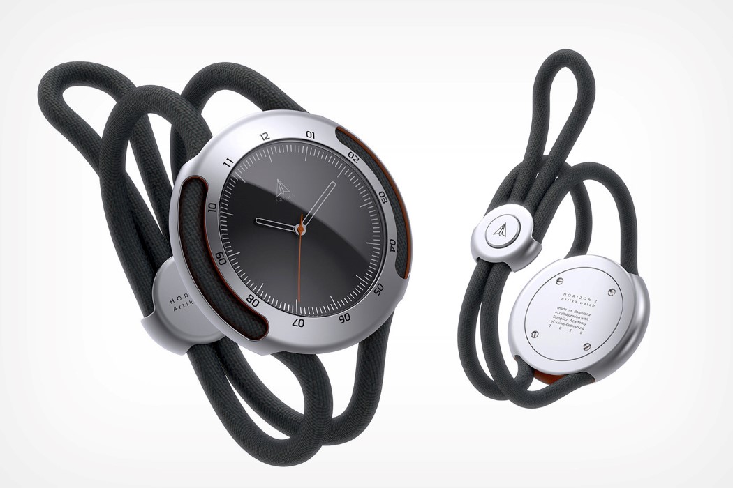 Horizontal Article n 2，Wrist watch，black，