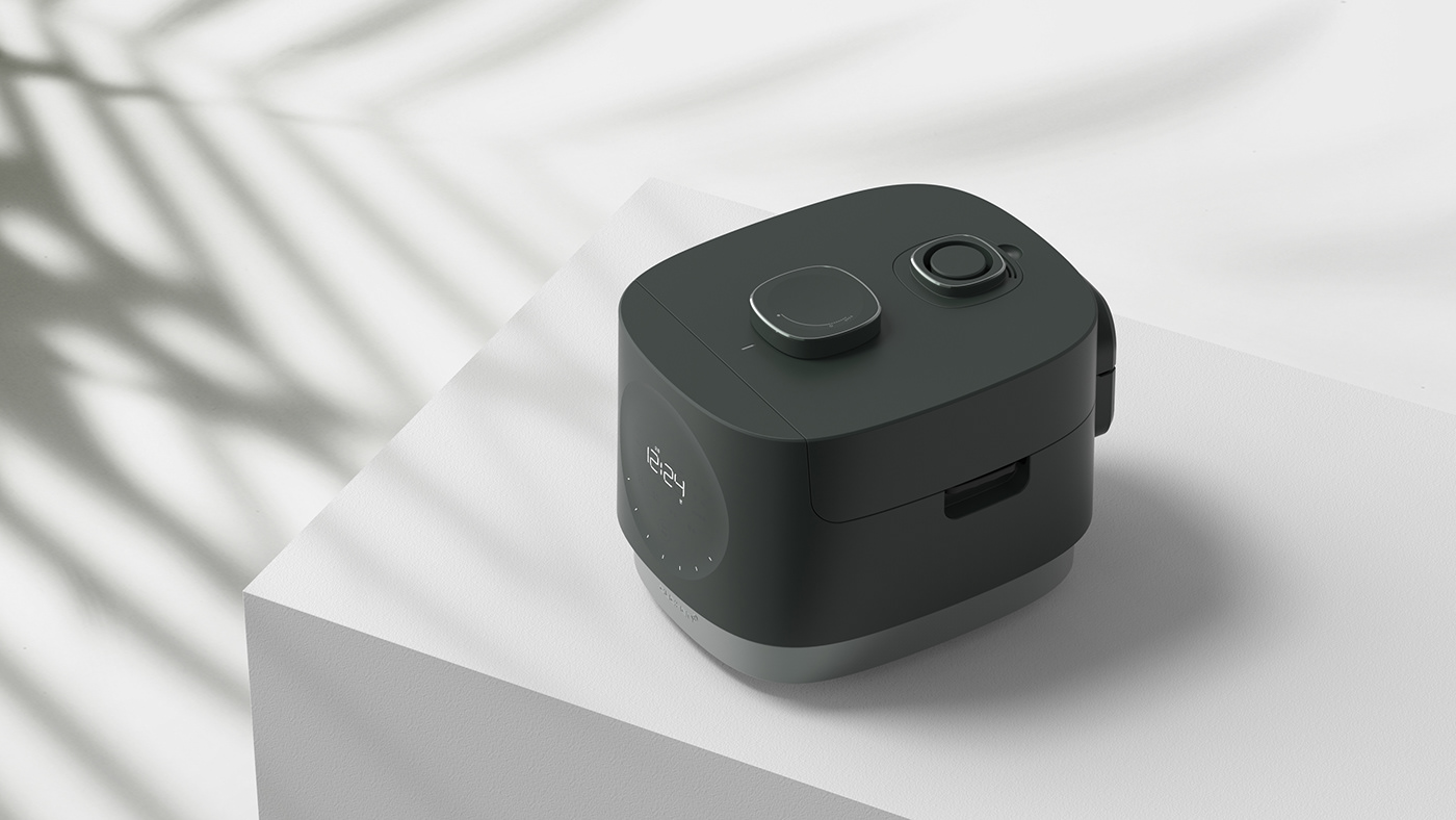 Rice casserole，rice cooker，white，