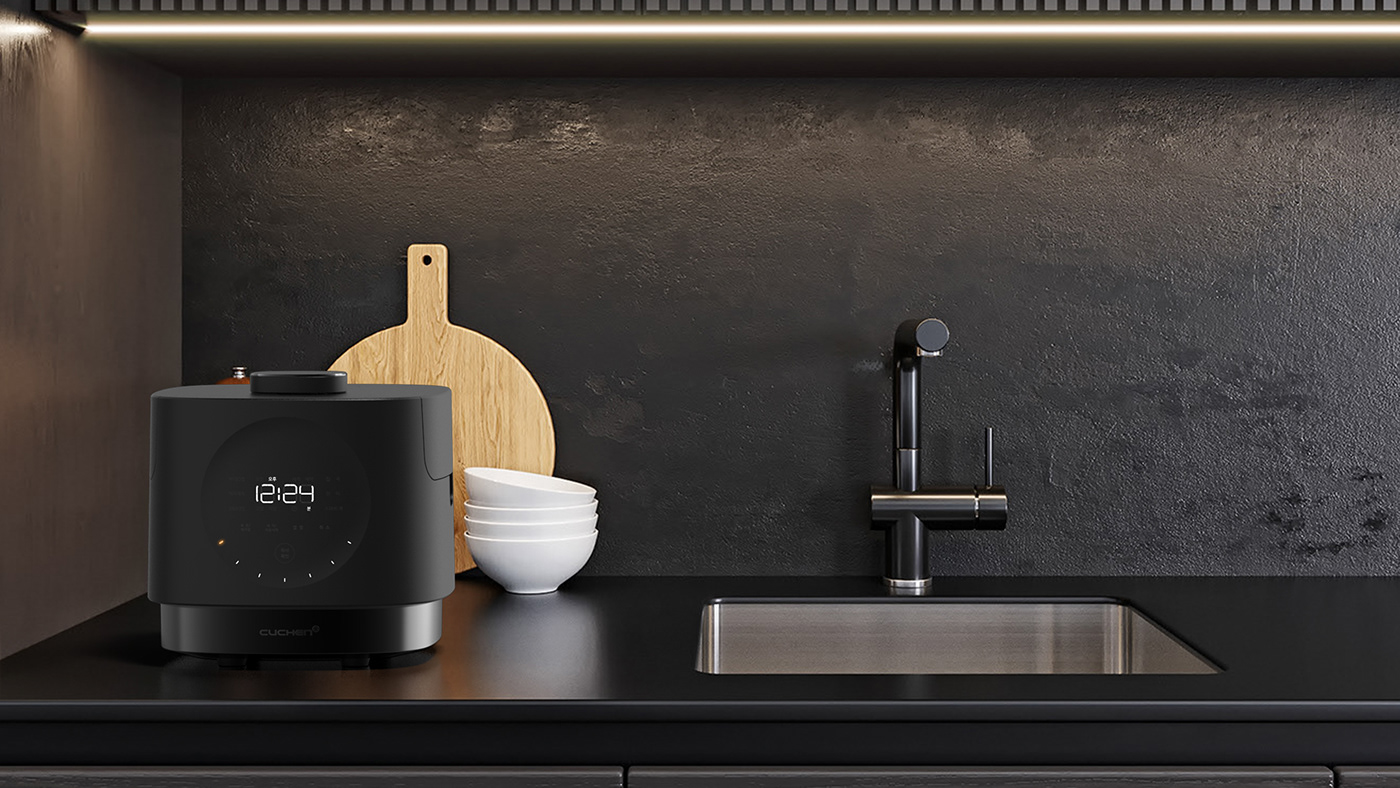 Rice casserole，rice cooker，white，