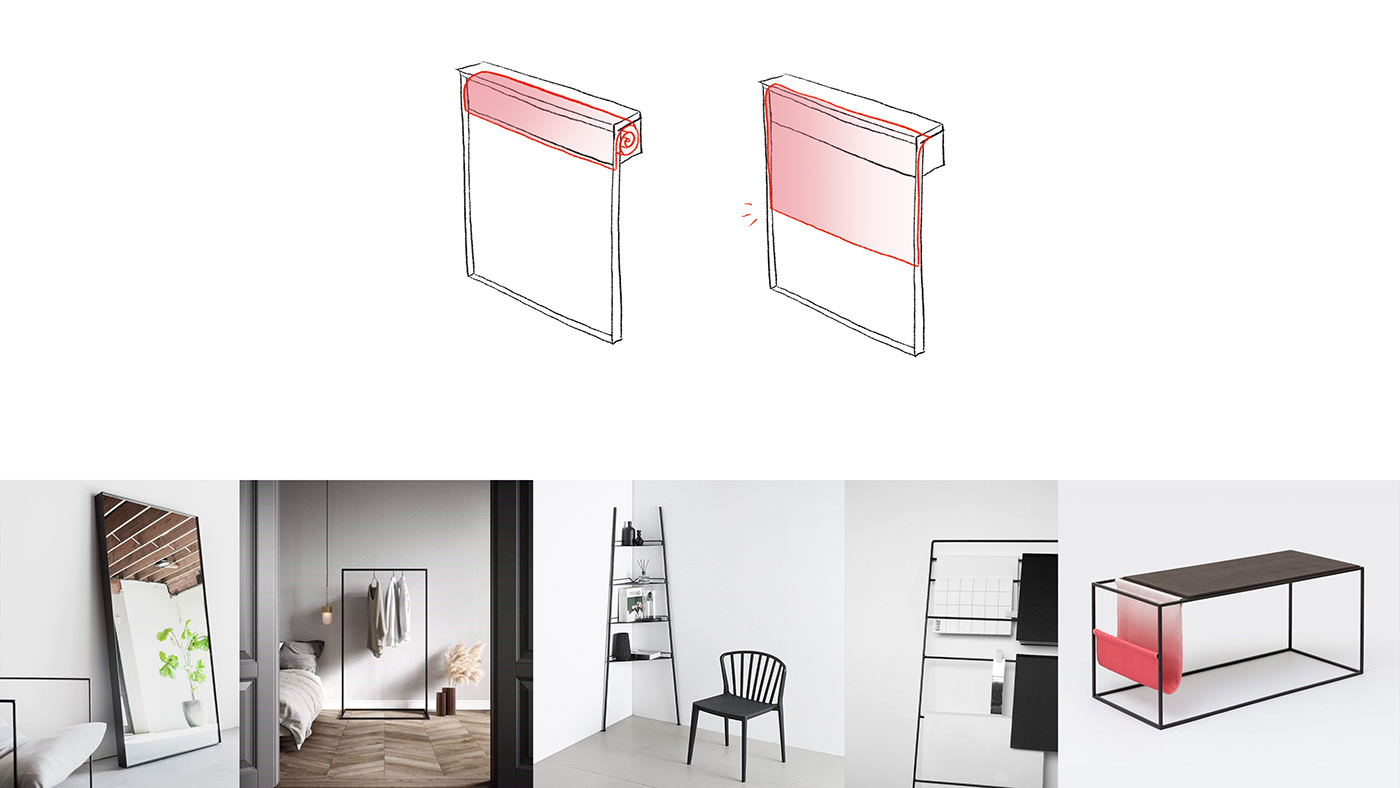 conceptual design，television，Rollean TV，