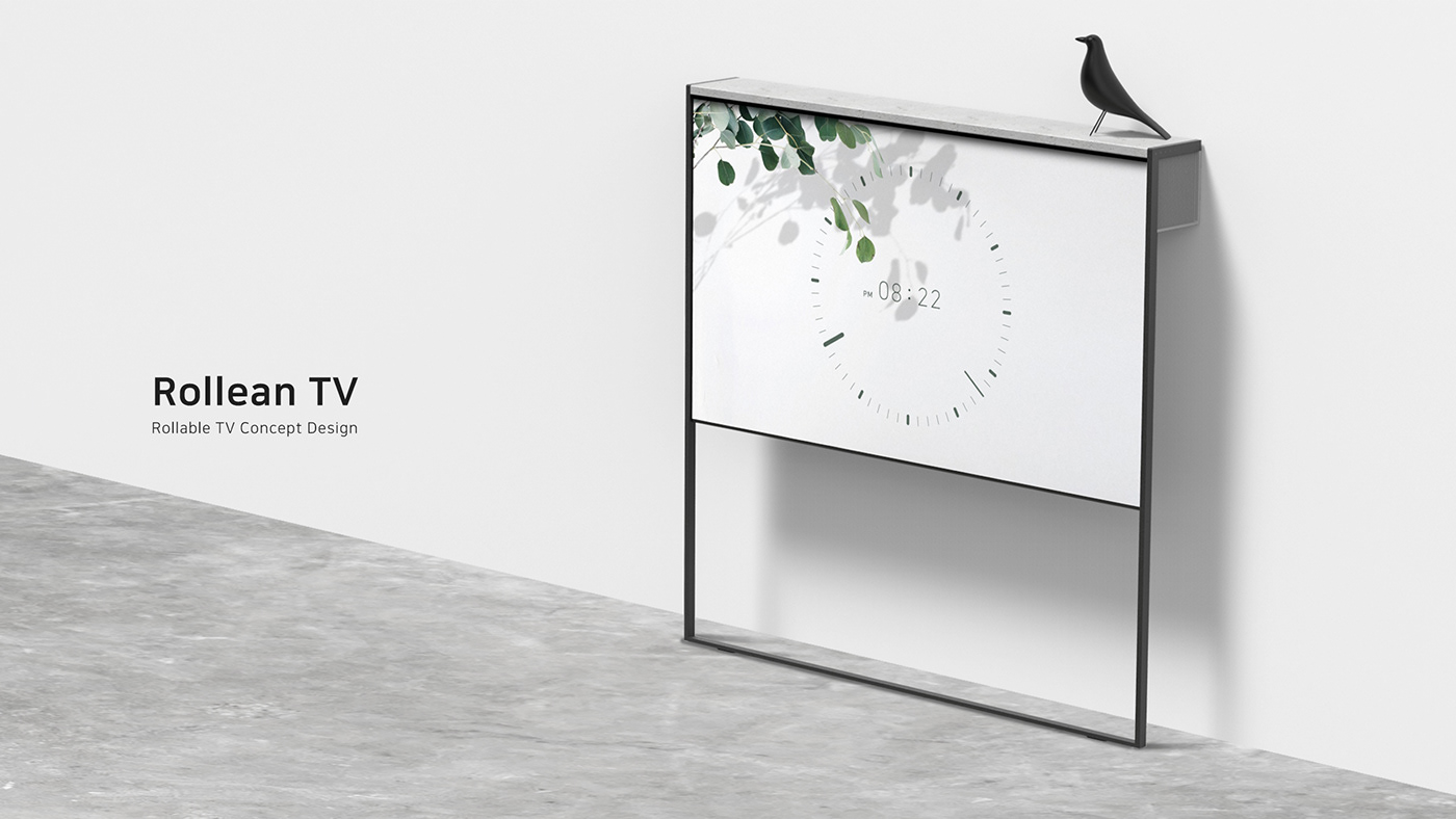 conceptual design，television，Rollean TV，