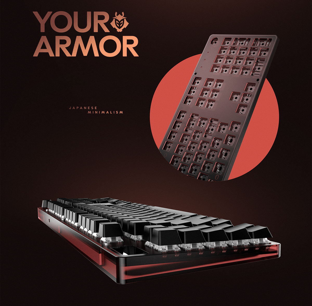 keyboard，Simplicity，Color matching，