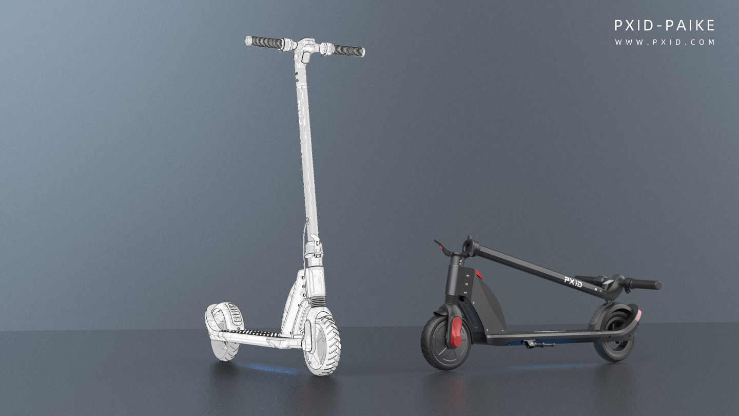 Scooter design，Design of electric scooter，Electric vehicle design，