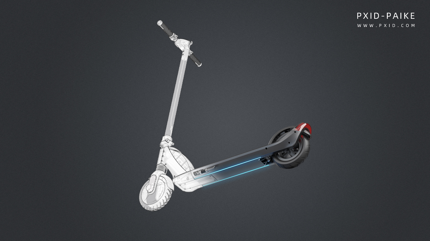 Scooter design，Design of electric scooter，Electric vehicle design，
