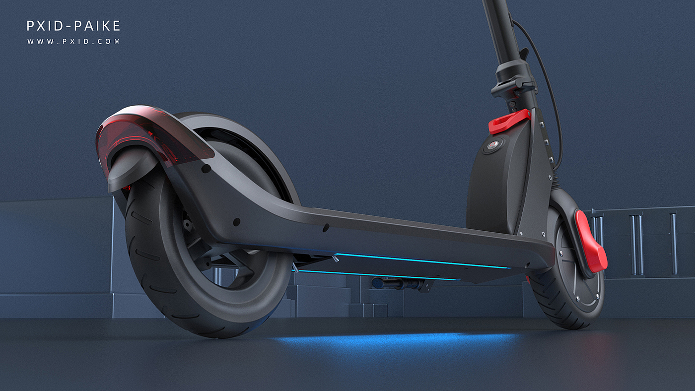 Scooter design，Design of electric scooter，Electric vehicle design，