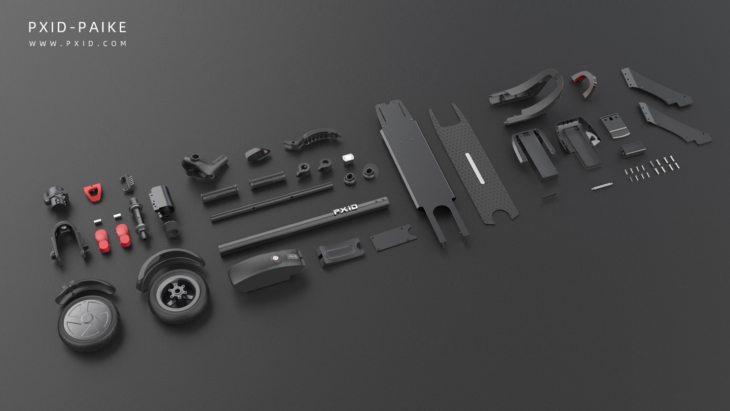 Scooter design，Design of electric scooter，Electric vehicle design，