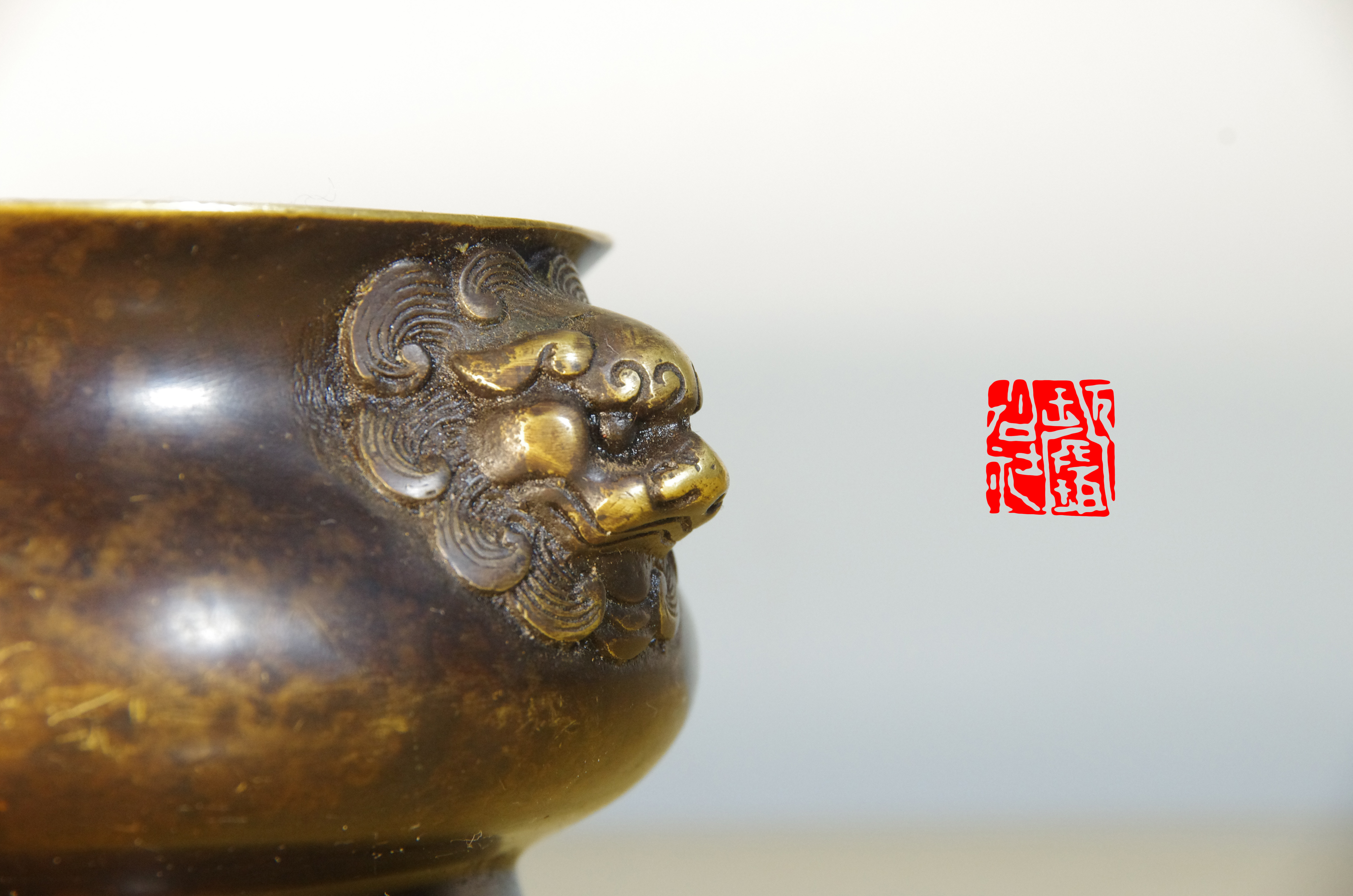 Xuande incense burner，Copper furnace，Incense burner，