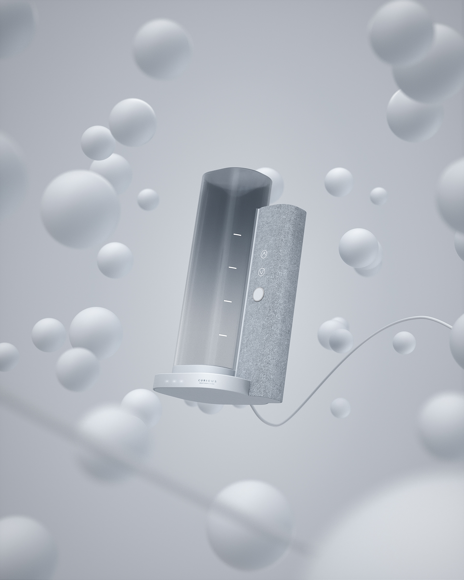 Humidifier，Minimalist，white，water，Gulu，product design，