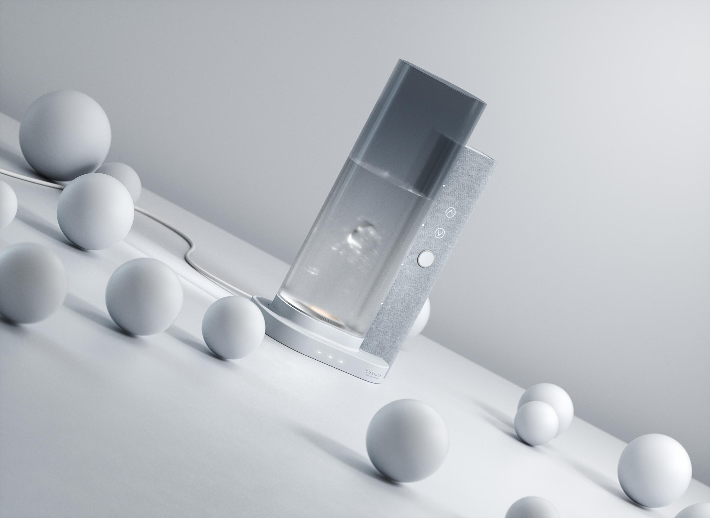 Humidifier，Minimalist，white，water，Gulu，product design，