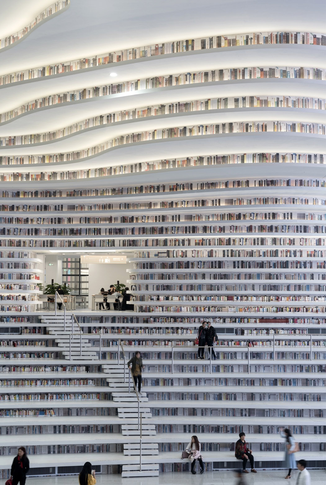 library，Interior design，building，Library design，Yi Jianlian design，Yi Architects，