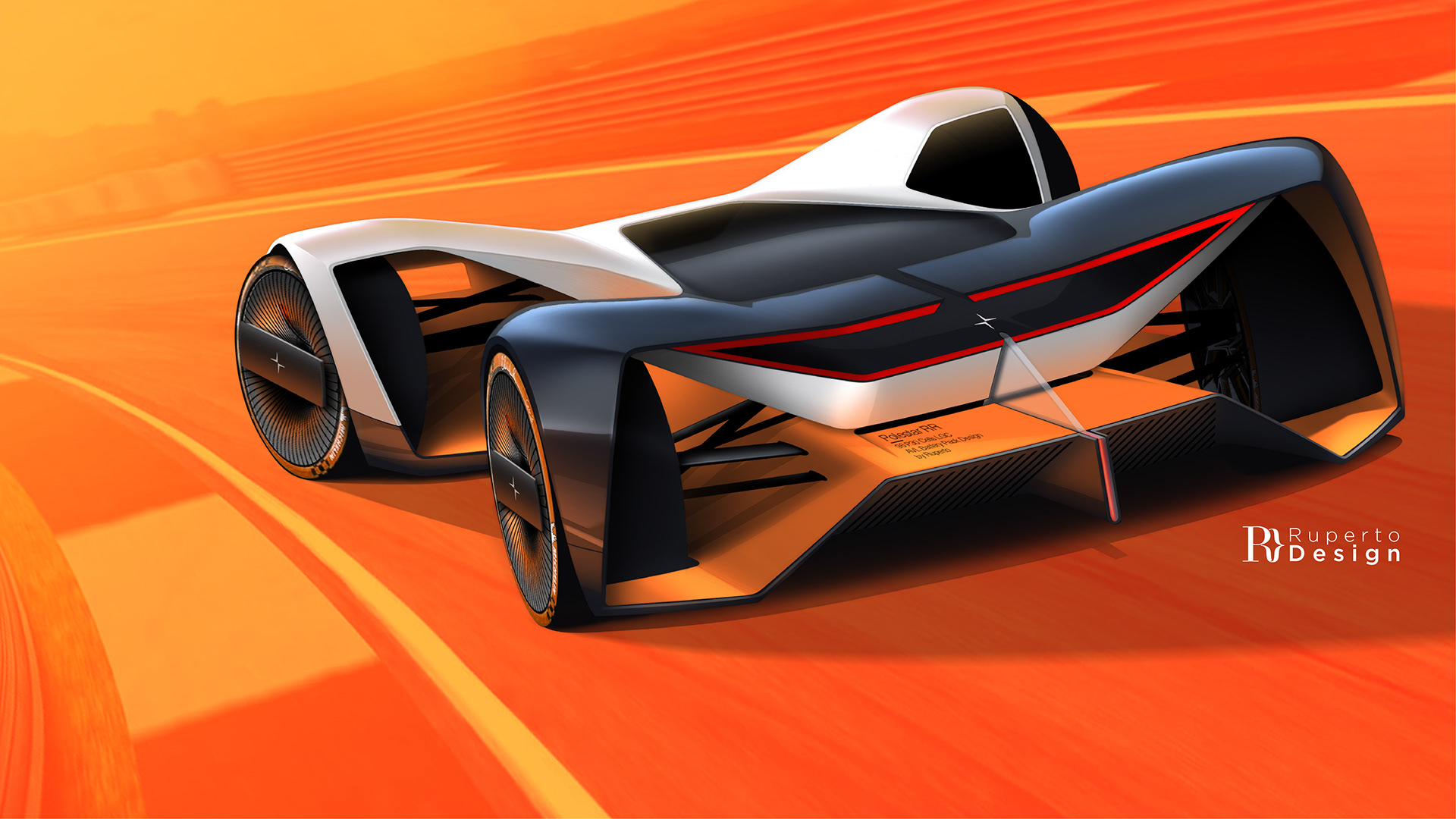 industrial design，robot，Automobile design，Polestar RR，Polestar RR，