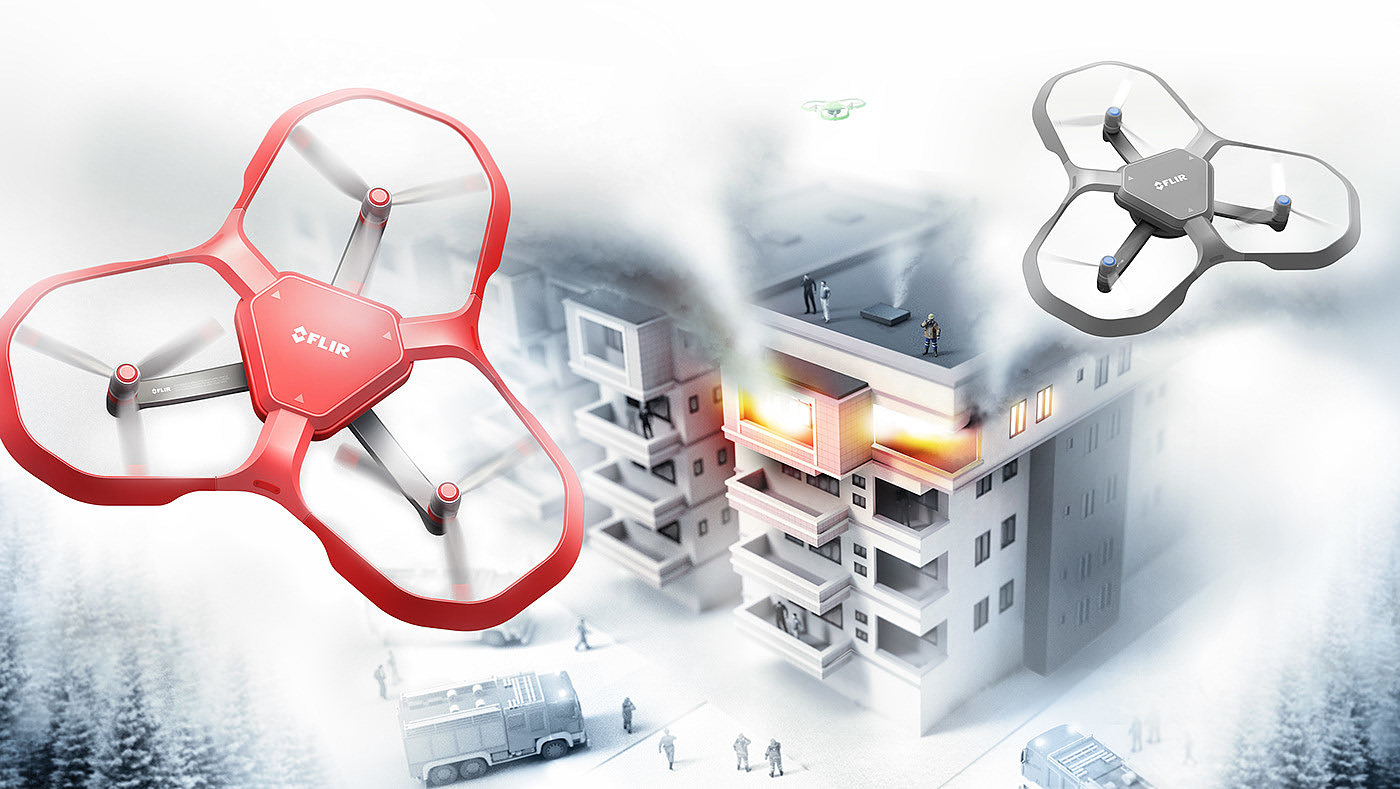 UAV，fire，monitor，Thermal imaging，network，