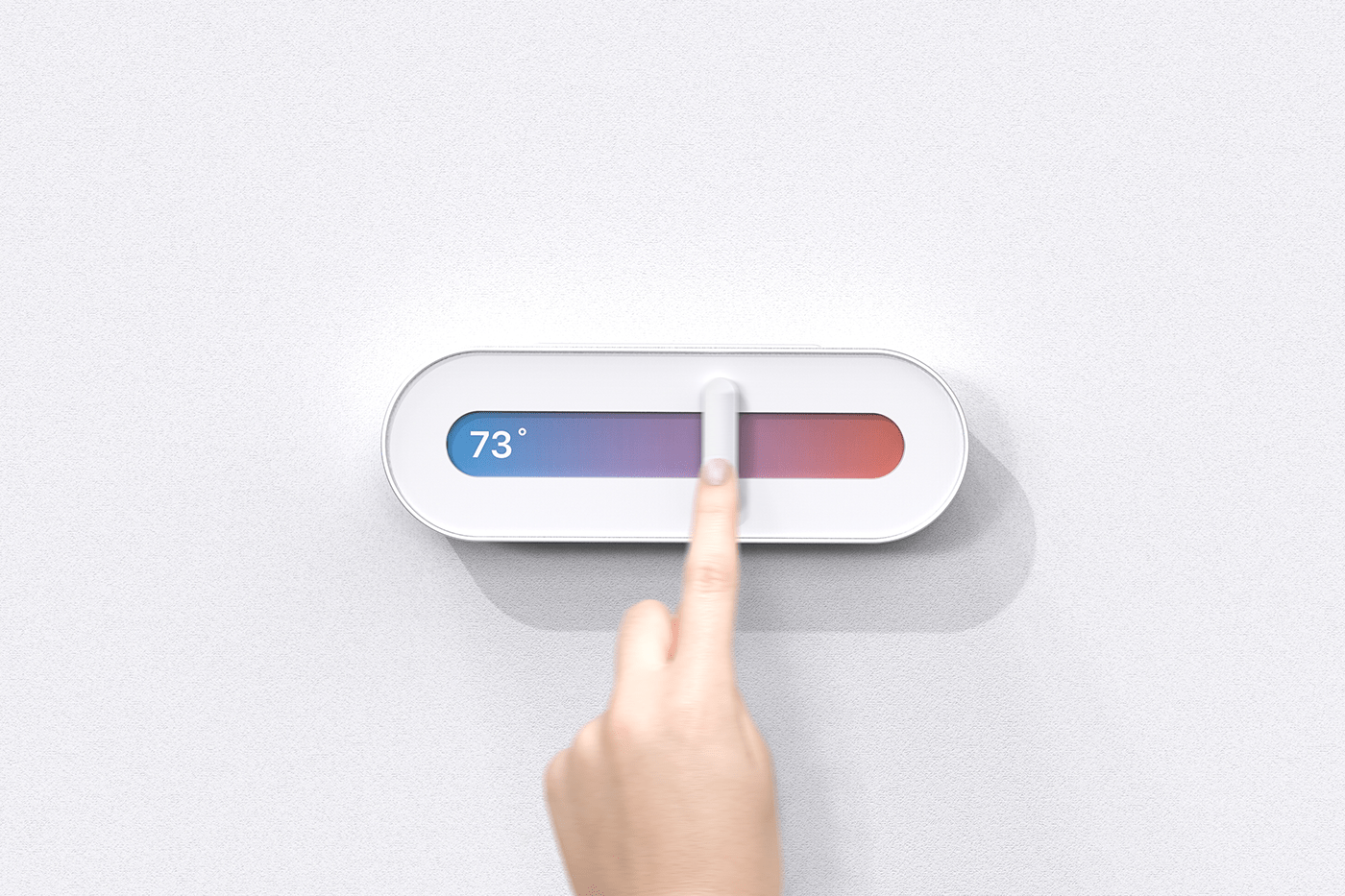 Minimalism，interactive，slide，Thermostat，