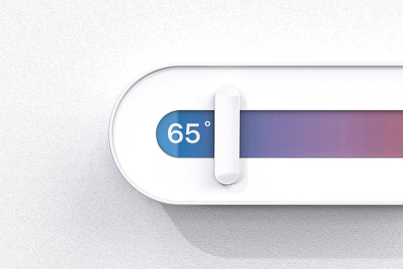 Minimalism，interactive，slide，Thermostat，