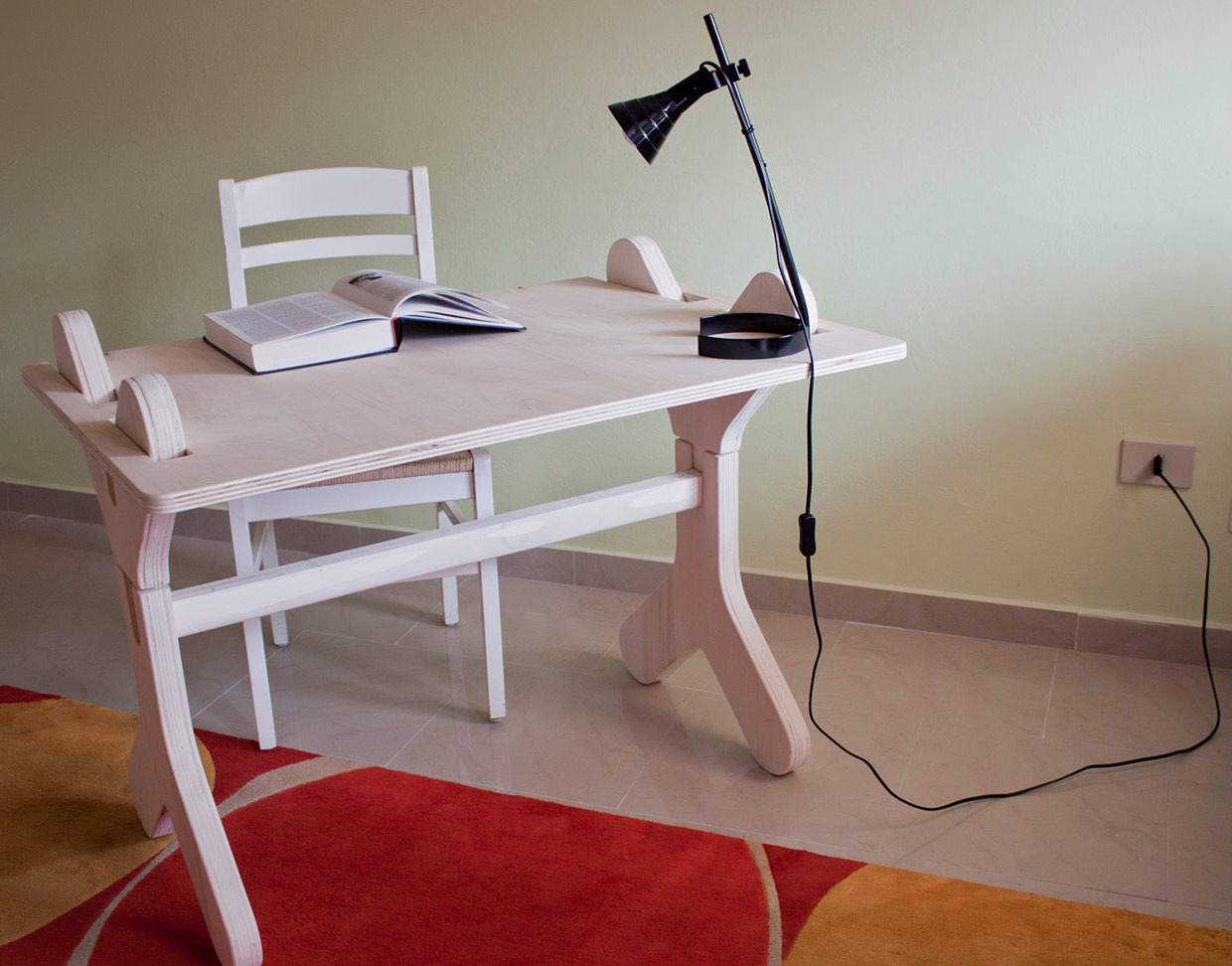 Home Furnishing，children，Table，Easy assembly，wood，