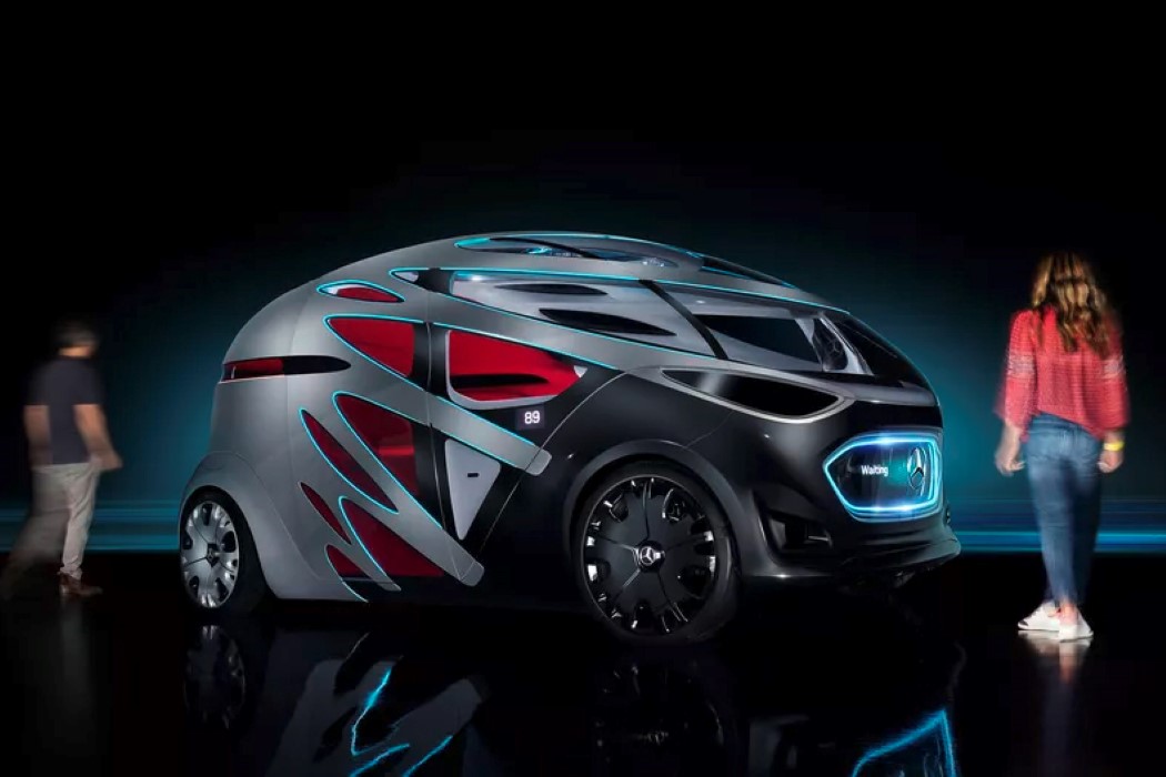 Benz，Driverless，modularization，Metal，concept，