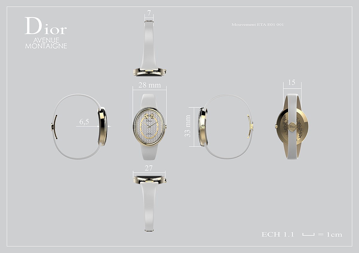 Dior，concept，Wrist watch，