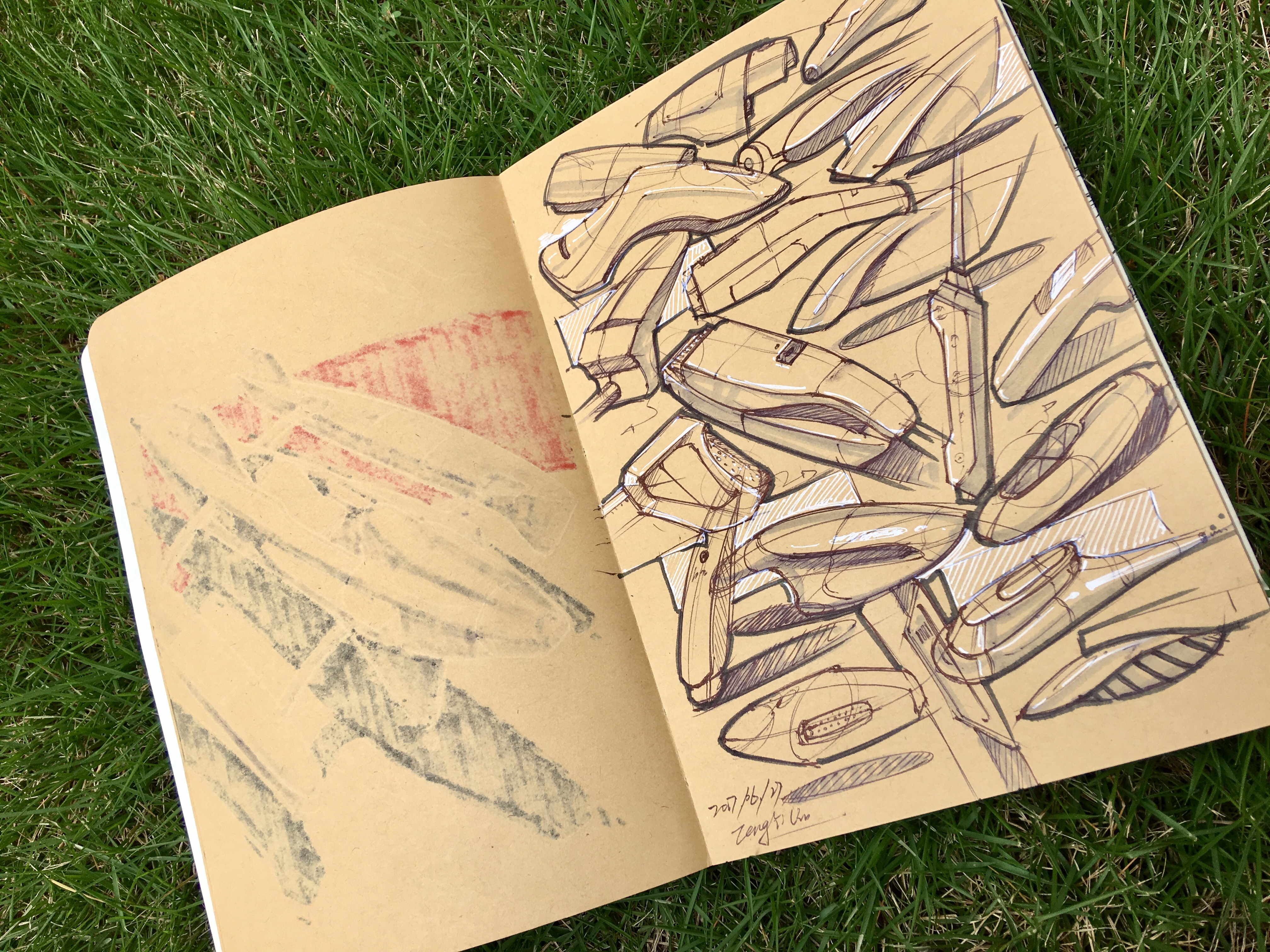 Pursue dream Jiangnan Design Postgraduate Entrance Examination，Illustration，Hand drawn book，Hand drawn industrial design，Hand drawn product design，Teng Yilin，